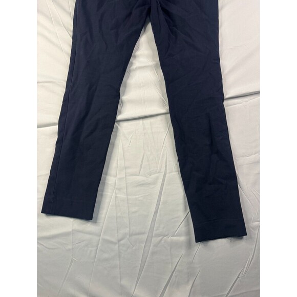 Tory Burch Pants Womens Size 5 Ankle Pull On Mid Rise Black Solid Straight Leg - Picture 7 of 9